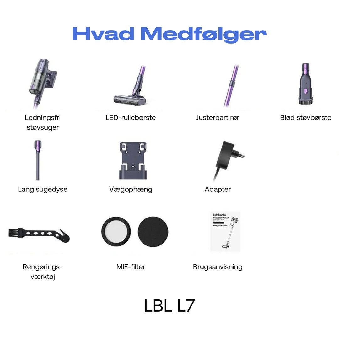 LBL L7 Ledningsfri støvsuger