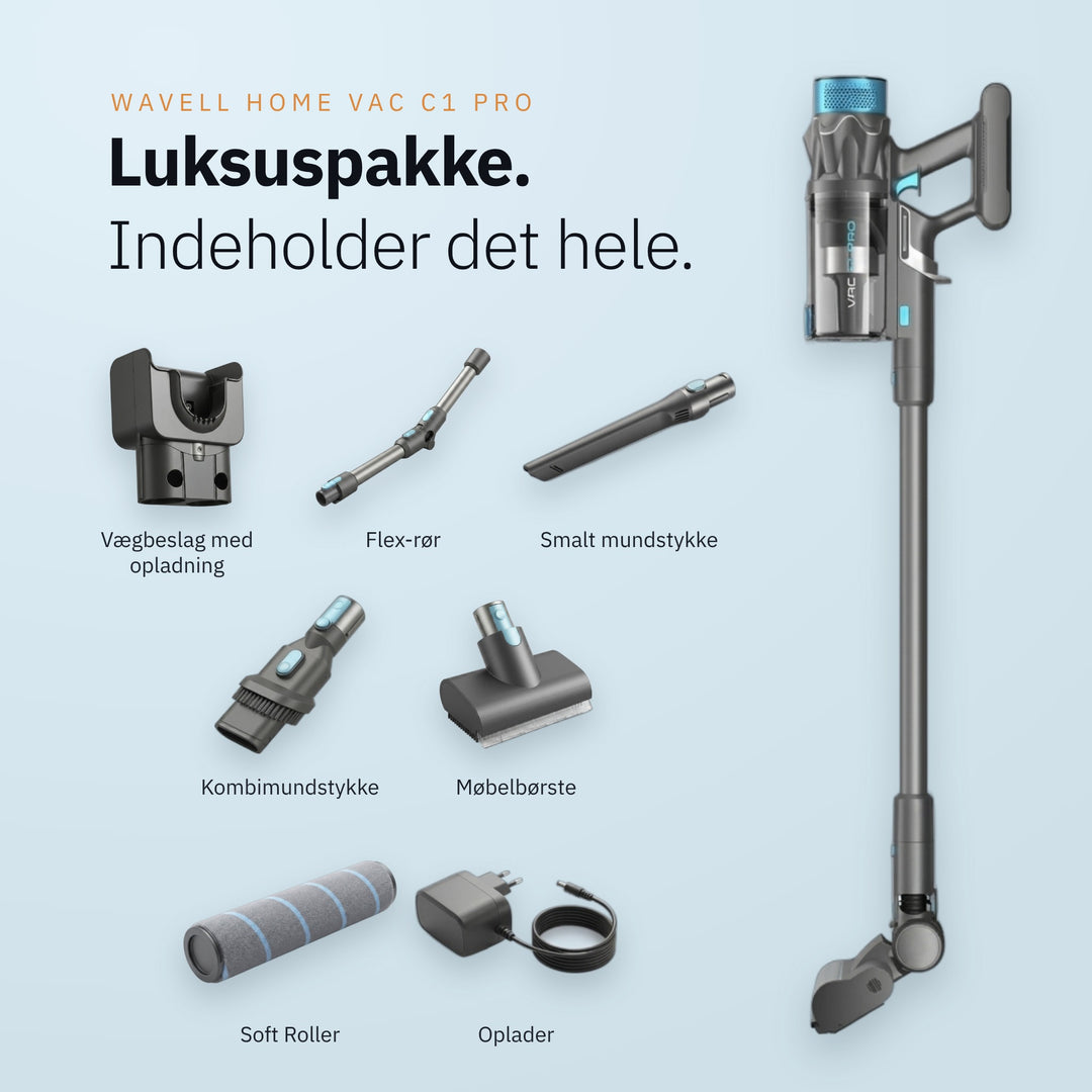 Wavell Home Vac C1 Pro Luksuspakke
