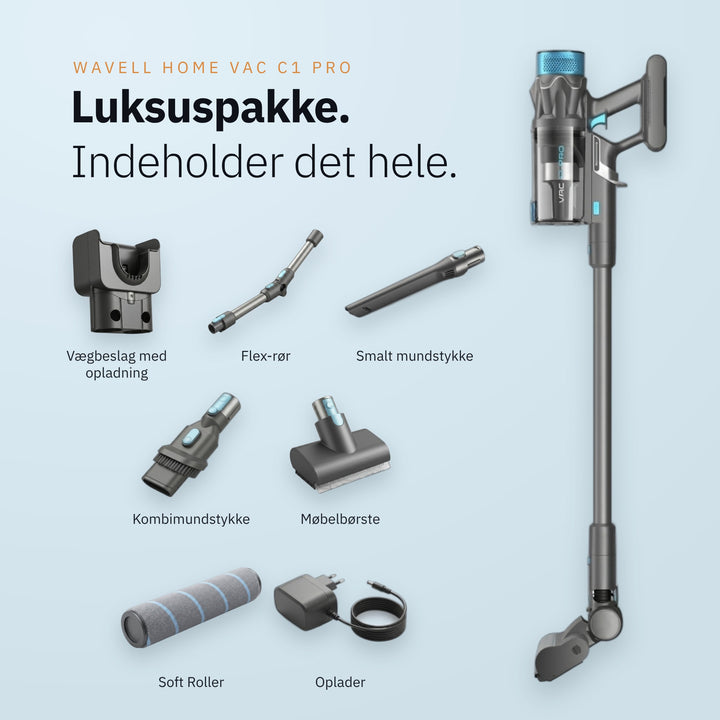 Wavell Home Vac C1 Pro Luksuspakke