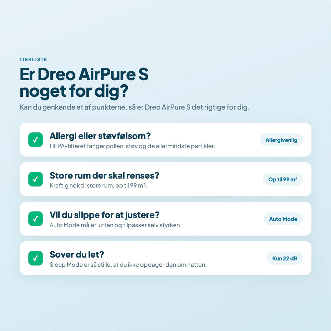 Dreo AirPure S Luftrenser