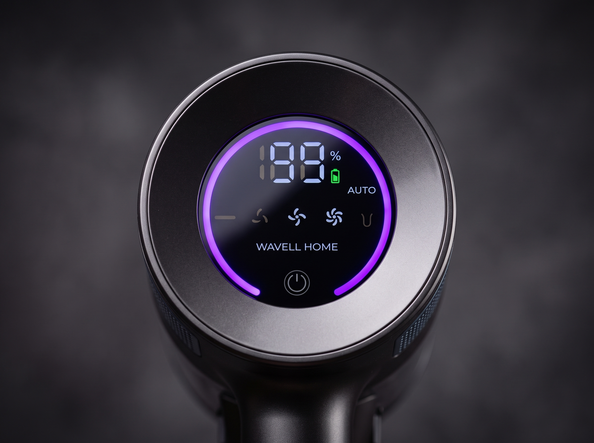 Wavell Home C1 Pro digitalt display med tilstand
